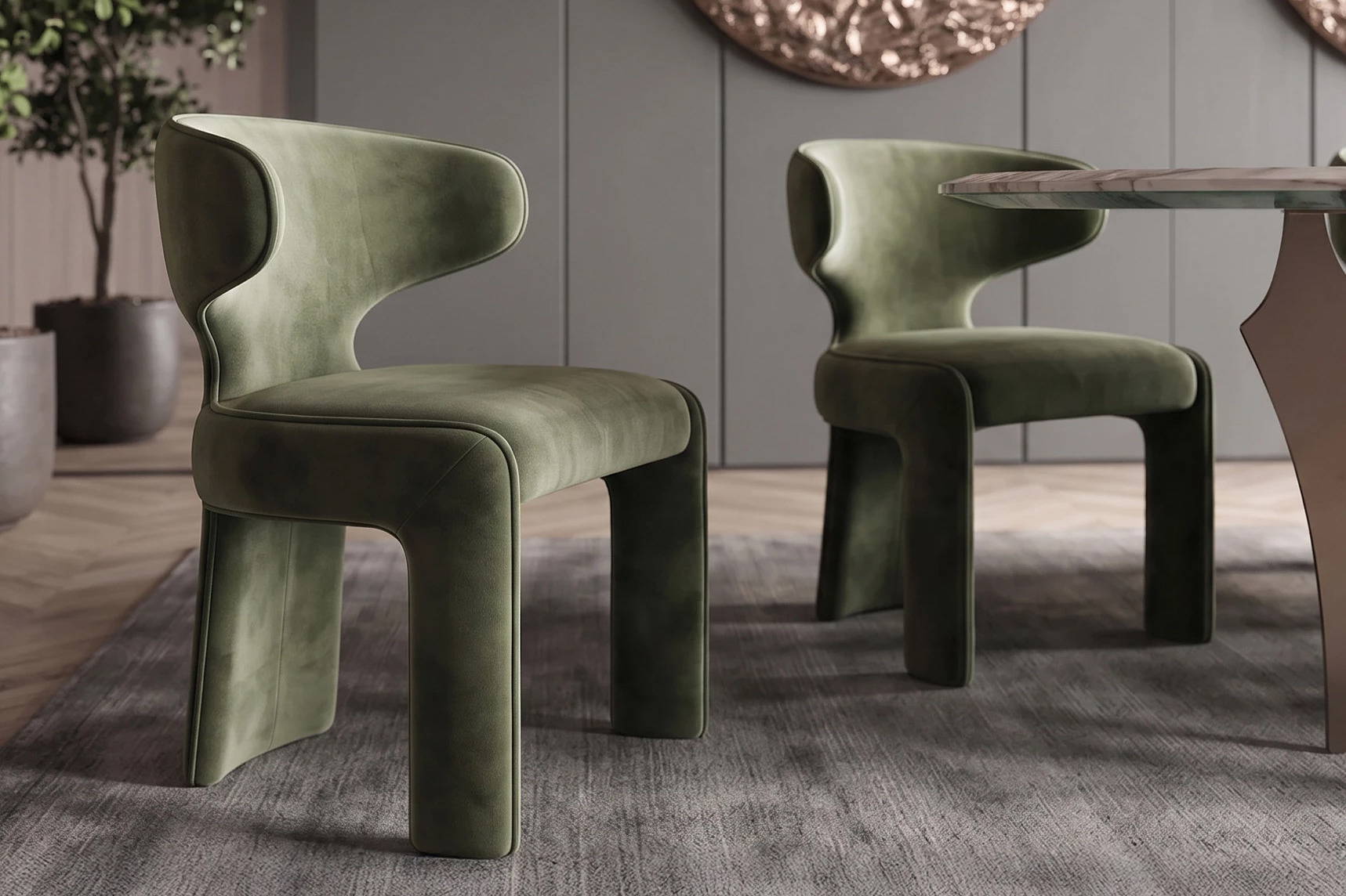 Brera Dining Chairs in modern home