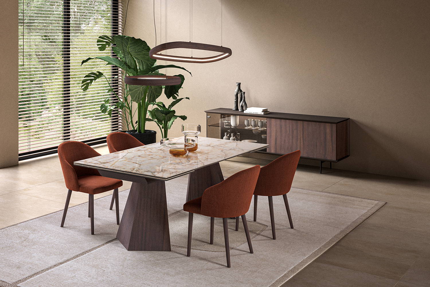 Brera Vetro Sideboard by Ozzio Italia | room service 360°