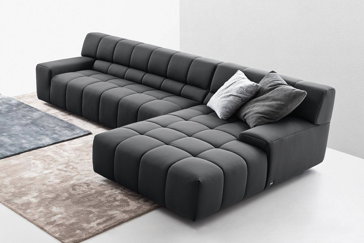 Bric sectional sofa with chaise by Nicoline Italia