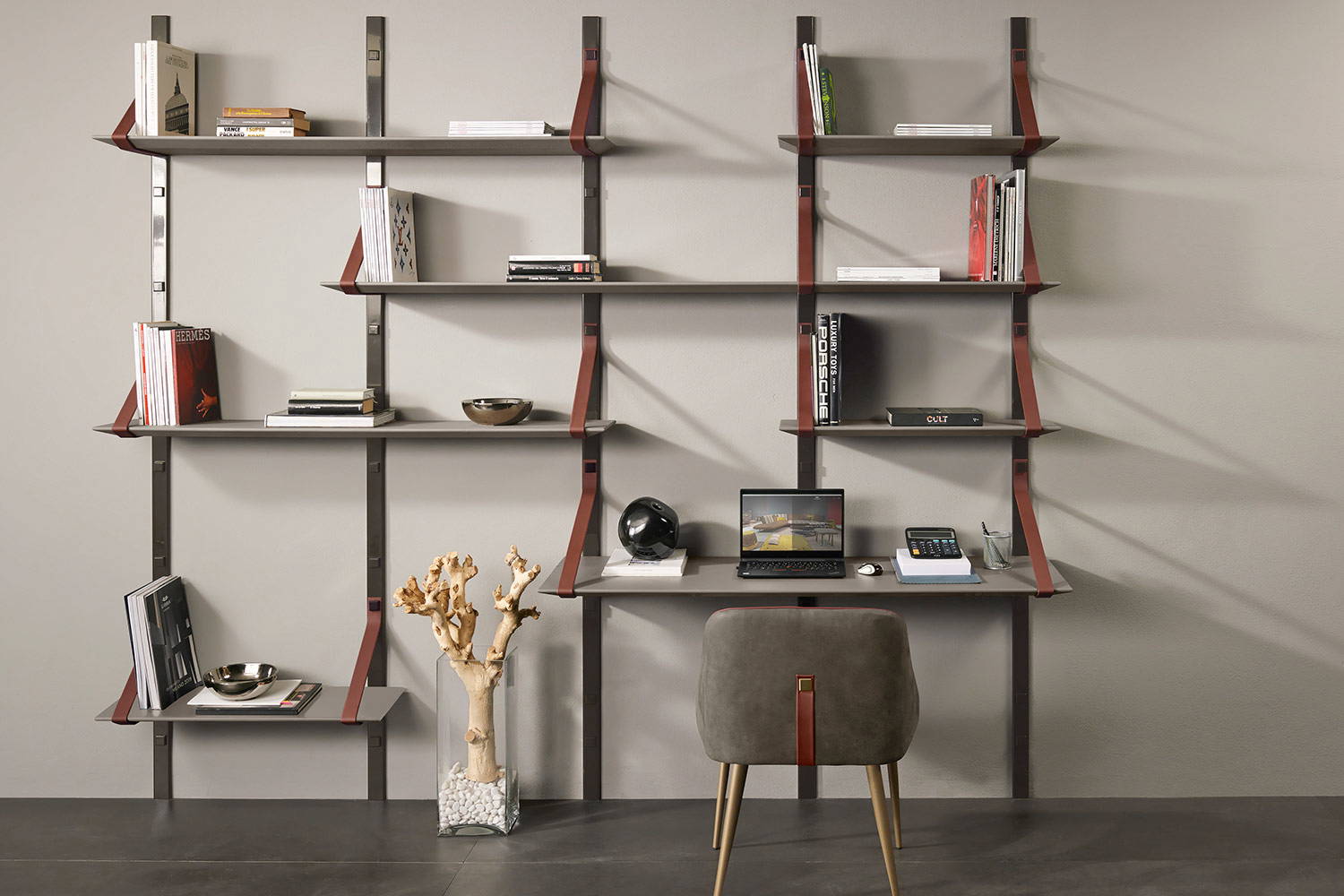 Brooklyn bookcase with Sally armchair