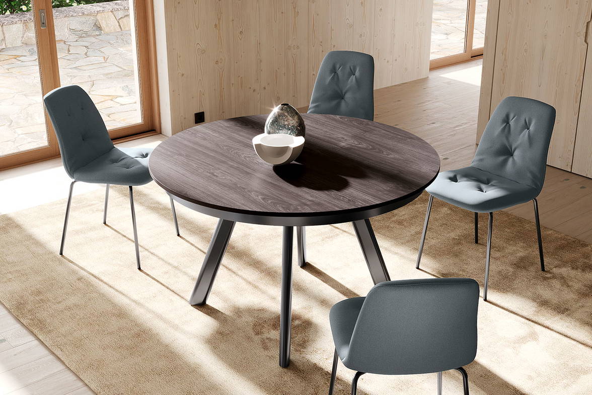 Brooklyn Round Dining Table by Ingenia Casa Brooklyn Round Dining Table by Ingenia Casa