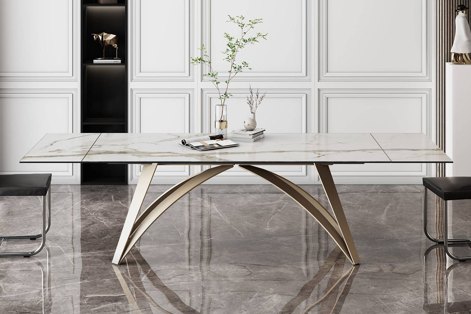 Brunelleschi Extension Dining Table by Naos