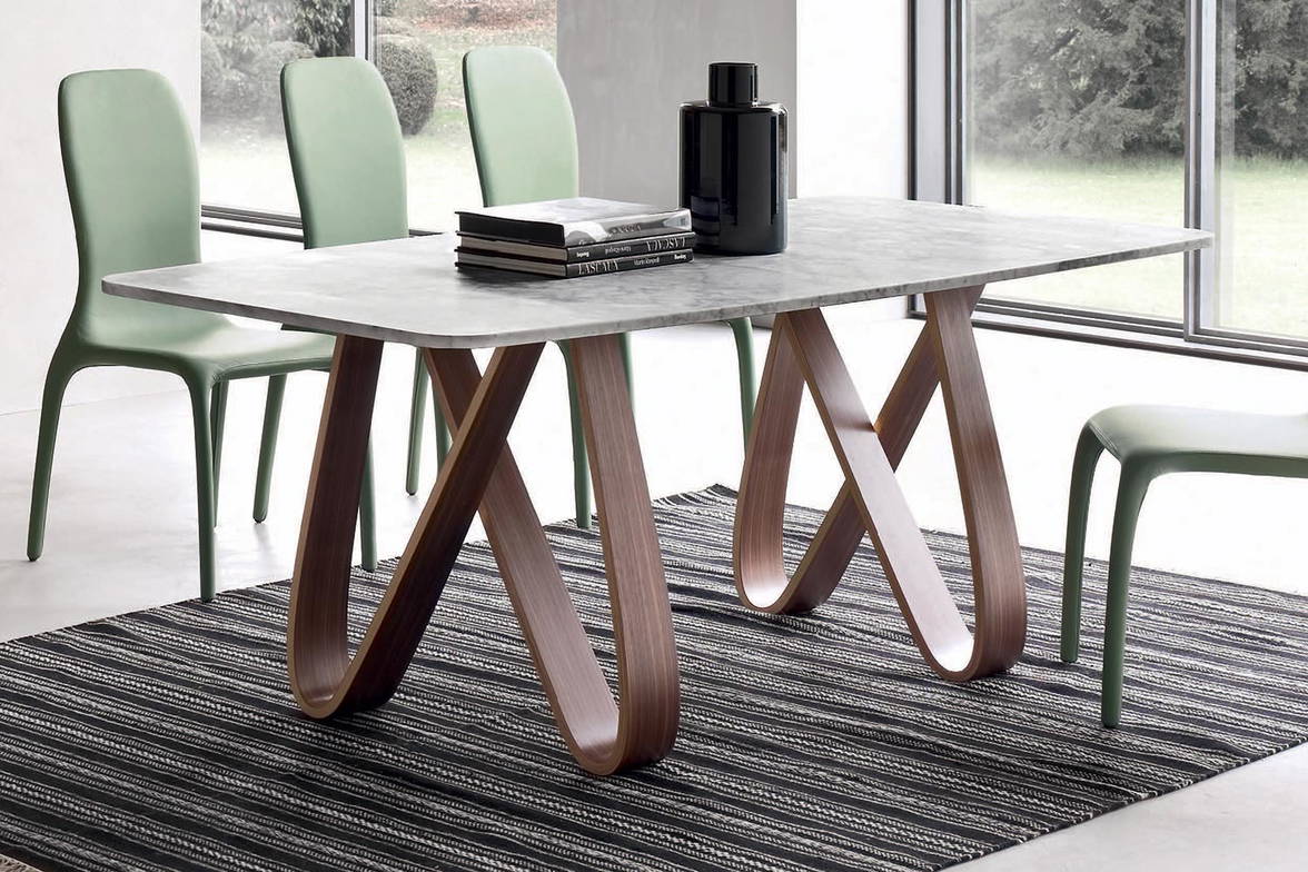 Butterfly Marble Dining Table by Tonin Casa Butterfly Marble Dining Table by Tonin Casa