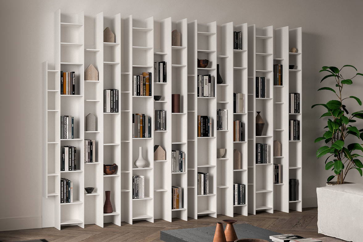 Byblos bookcase by Ozzio Italia Byblos bookcase by Ozzio Italia