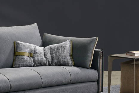 C0202 pillow on New York sofa