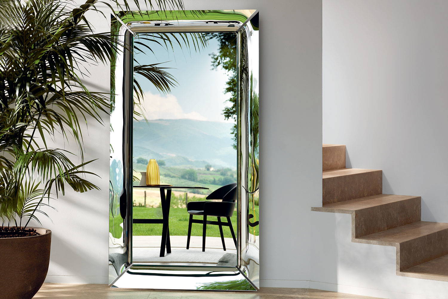 Caadre mirror by Fiam