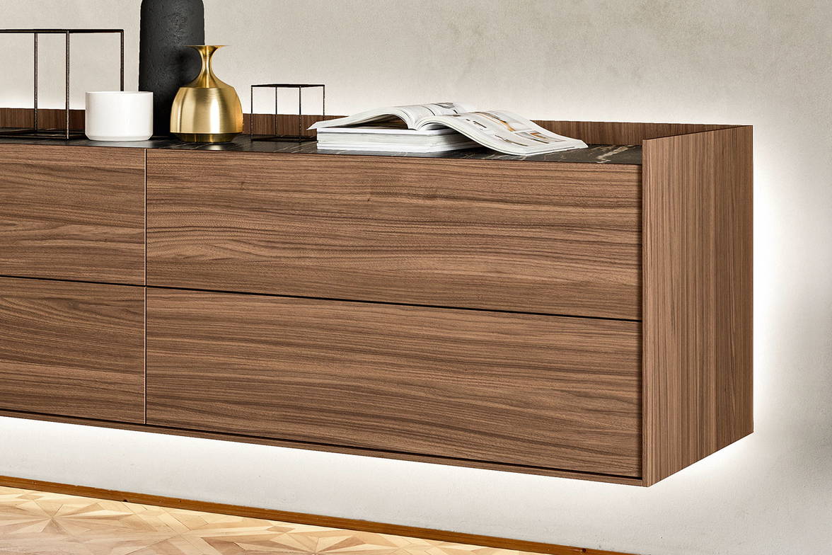 modern wall mounted dresser Wall Mounted Dresser Floating Table for Bedroom Barber Shop, Black - Bed Bath & Beyond
