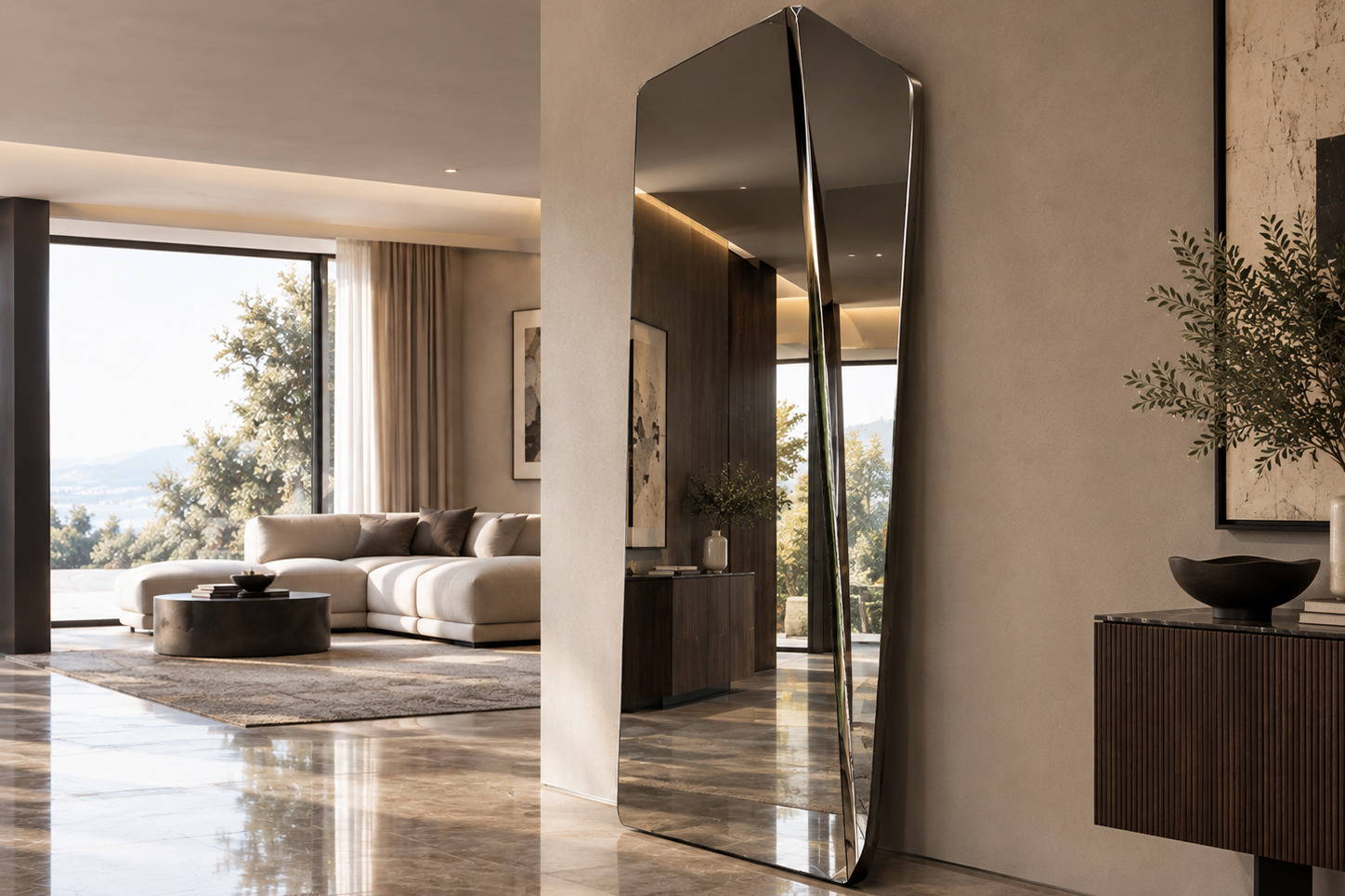 Caleido Mirror in modern home