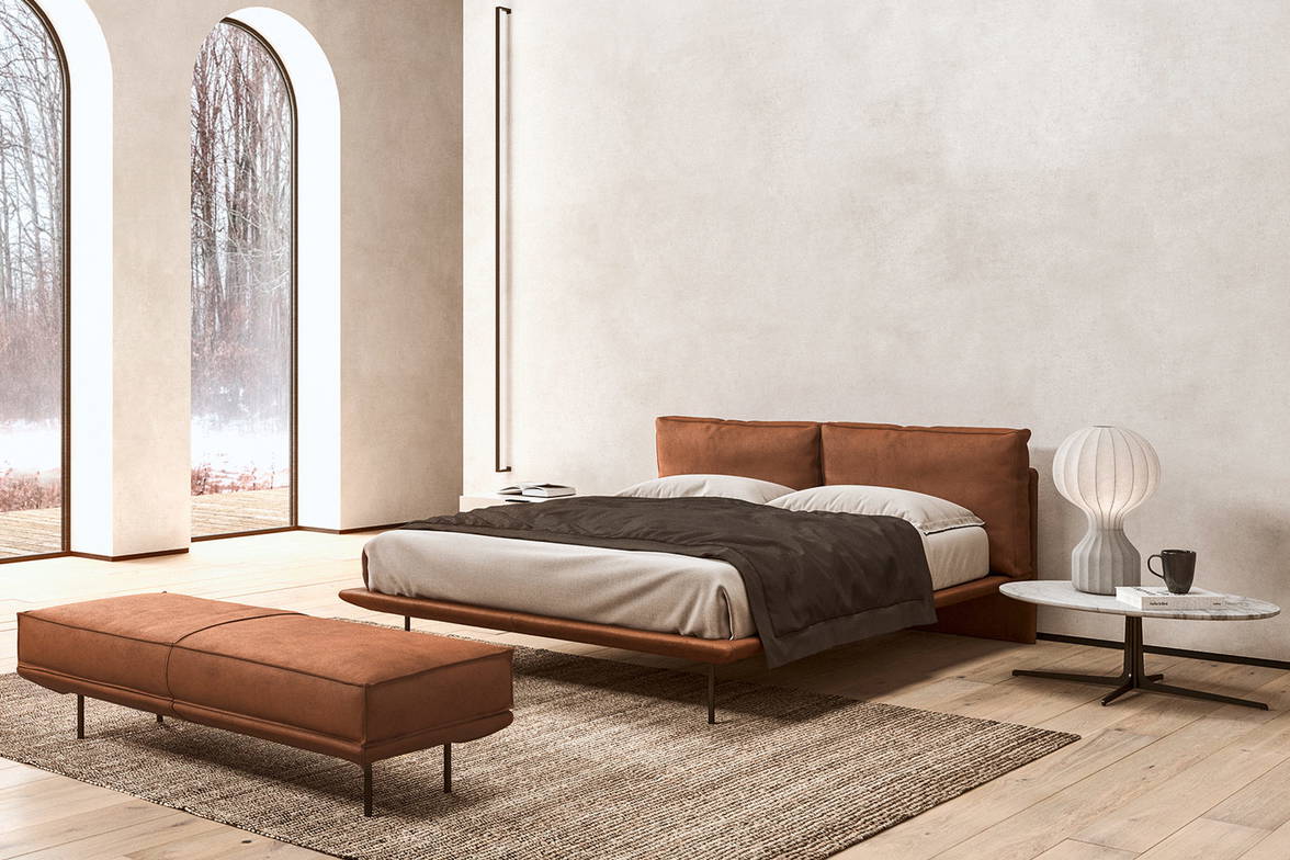 Cali bed with Cali bench Cali bed with Cali bench