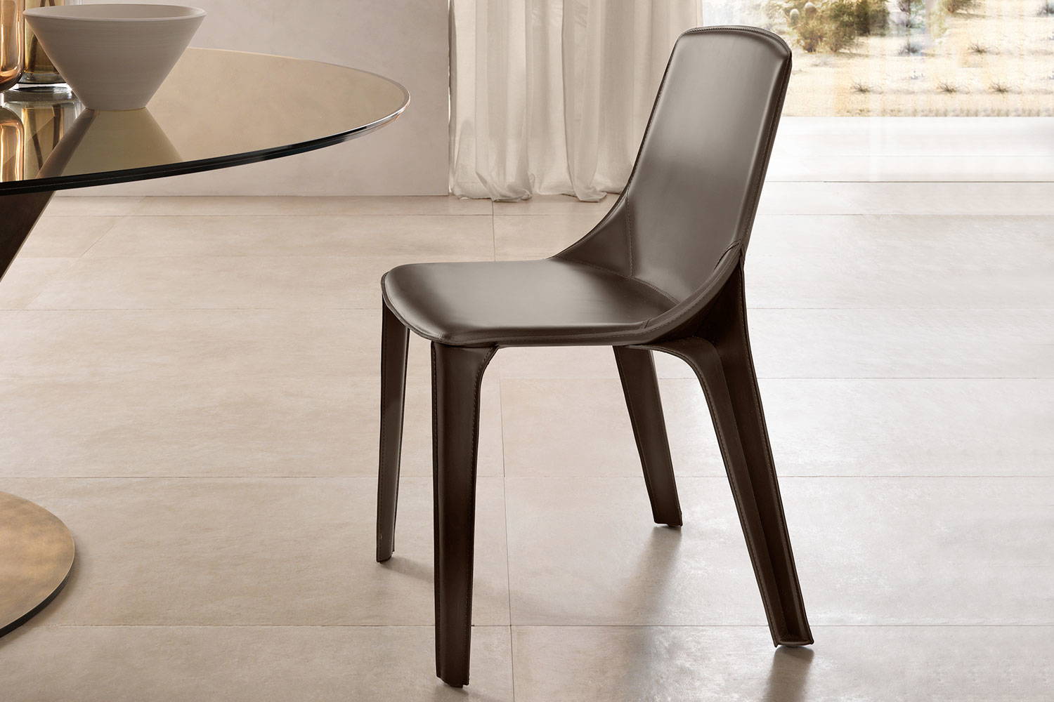 Callas dining chair by Fiam Italia