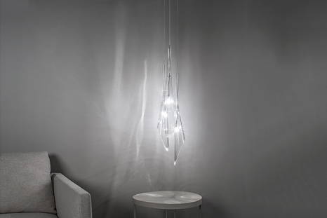 Calle suspension light by Terzani  in a living area