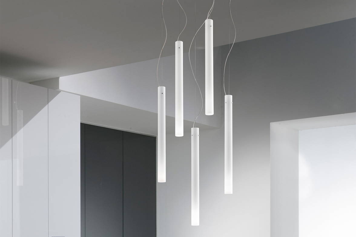 Candela Pendant Lights hanging in a walk-in closet Candela Pendant Lights hanging in a walk-in closet