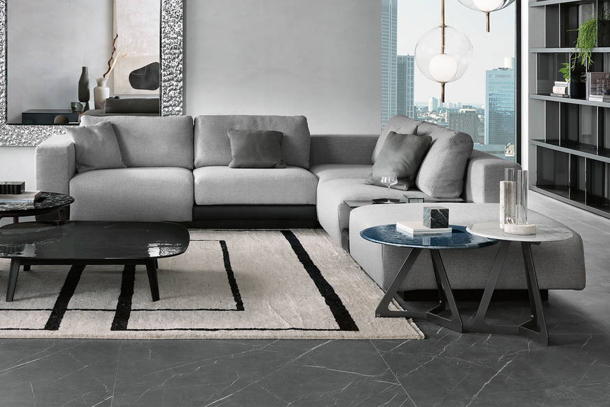 Carrara Sectional Sofa with Peninsula