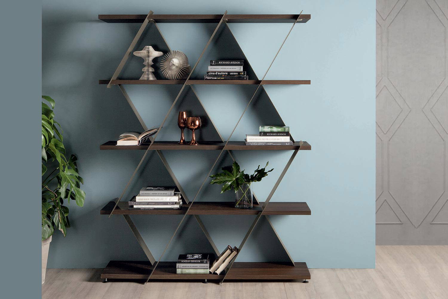 Castle bookcase by Tonin Casa