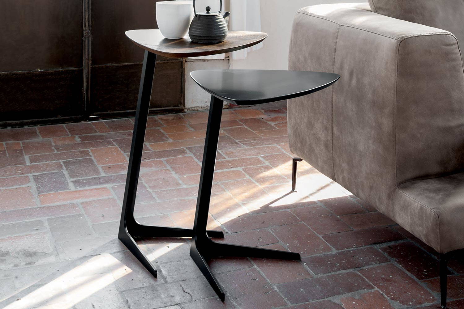 Celine end tables by Tonin Casa in different heights