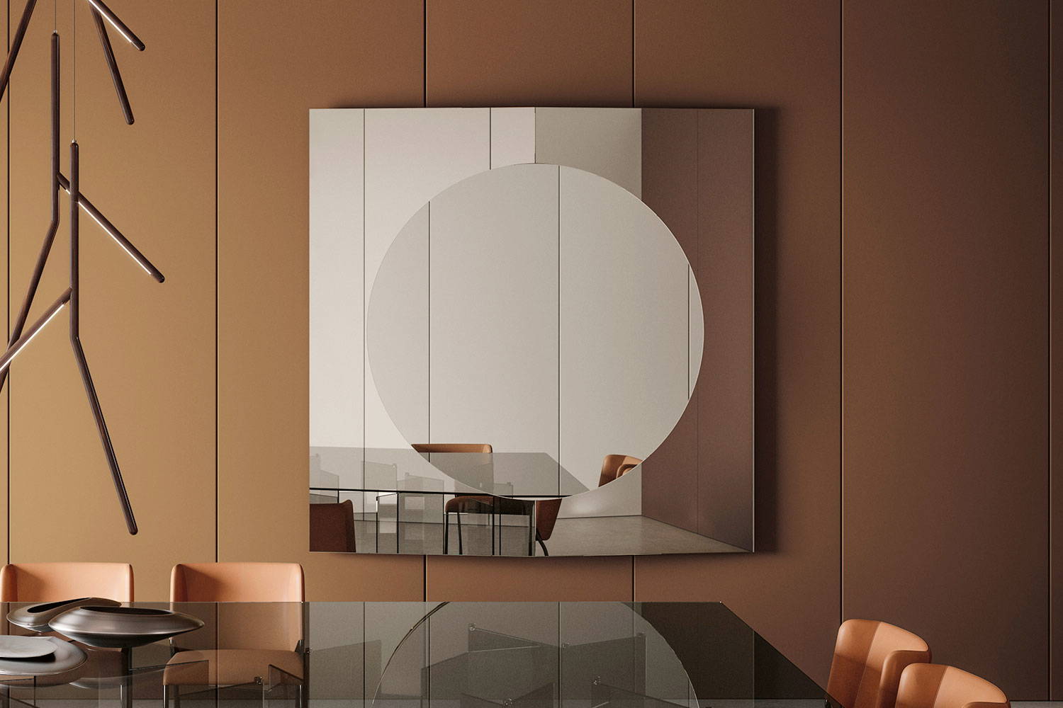 Central mirror by Tonelli