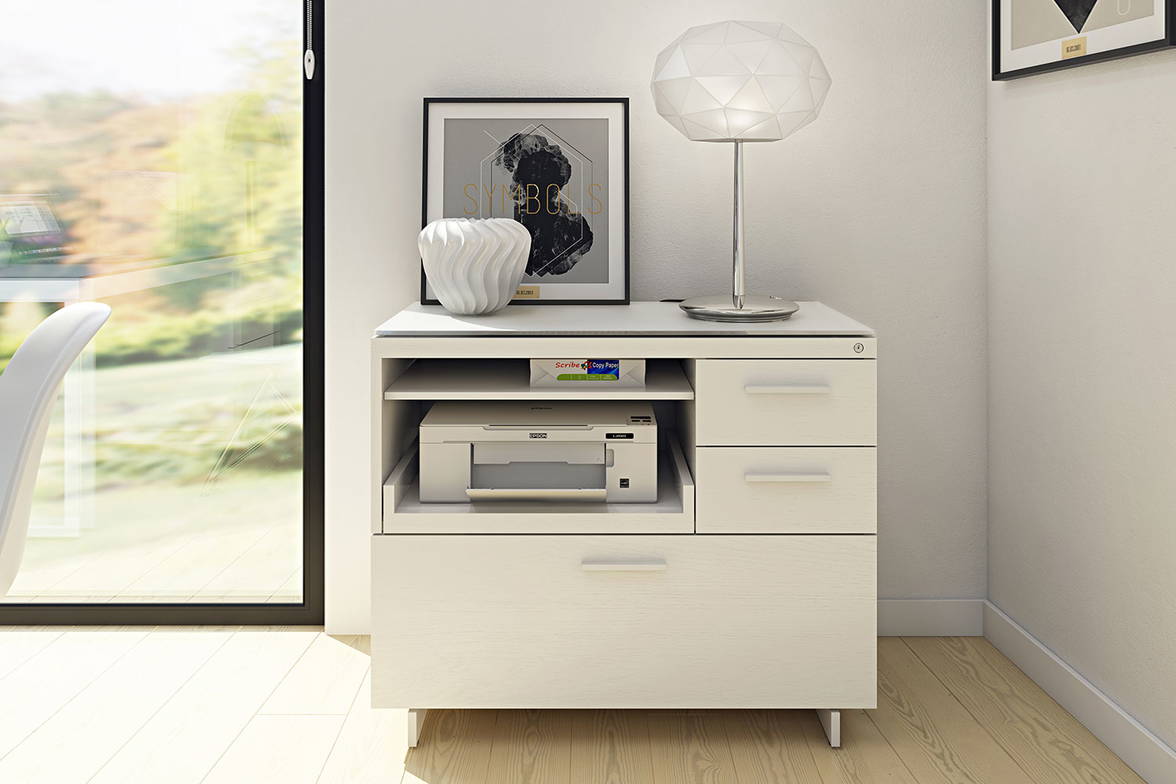 Centro 6417 multifunction cabinet with printer tray Centro 6417 multifunction cabinet with printer tray
