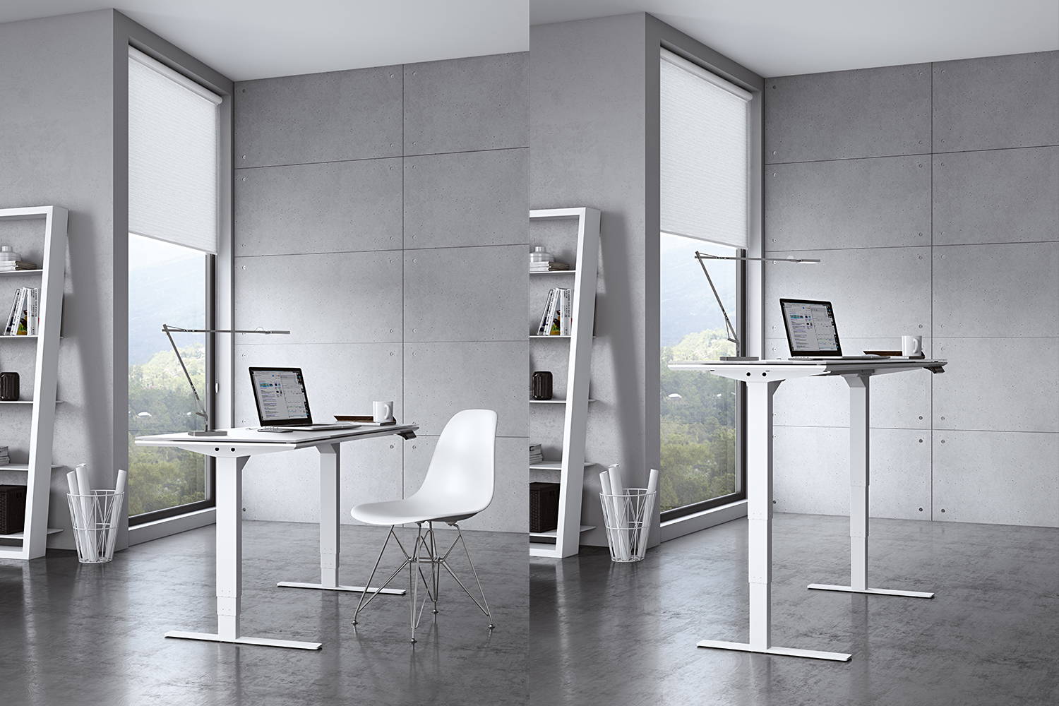 Centro 6451-2 Lift Desk by BDI | room service 360°