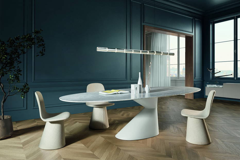 Chapeau Marble Dining Table