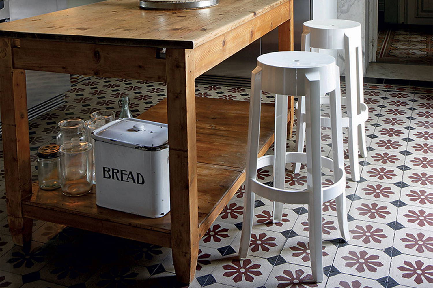 Charles Ghost Stool (Set of 2)
