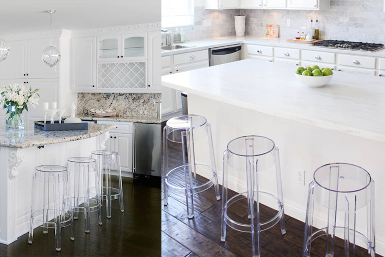 Charles Ghost Stool (Set of 2) Quickship by Kartell | room service