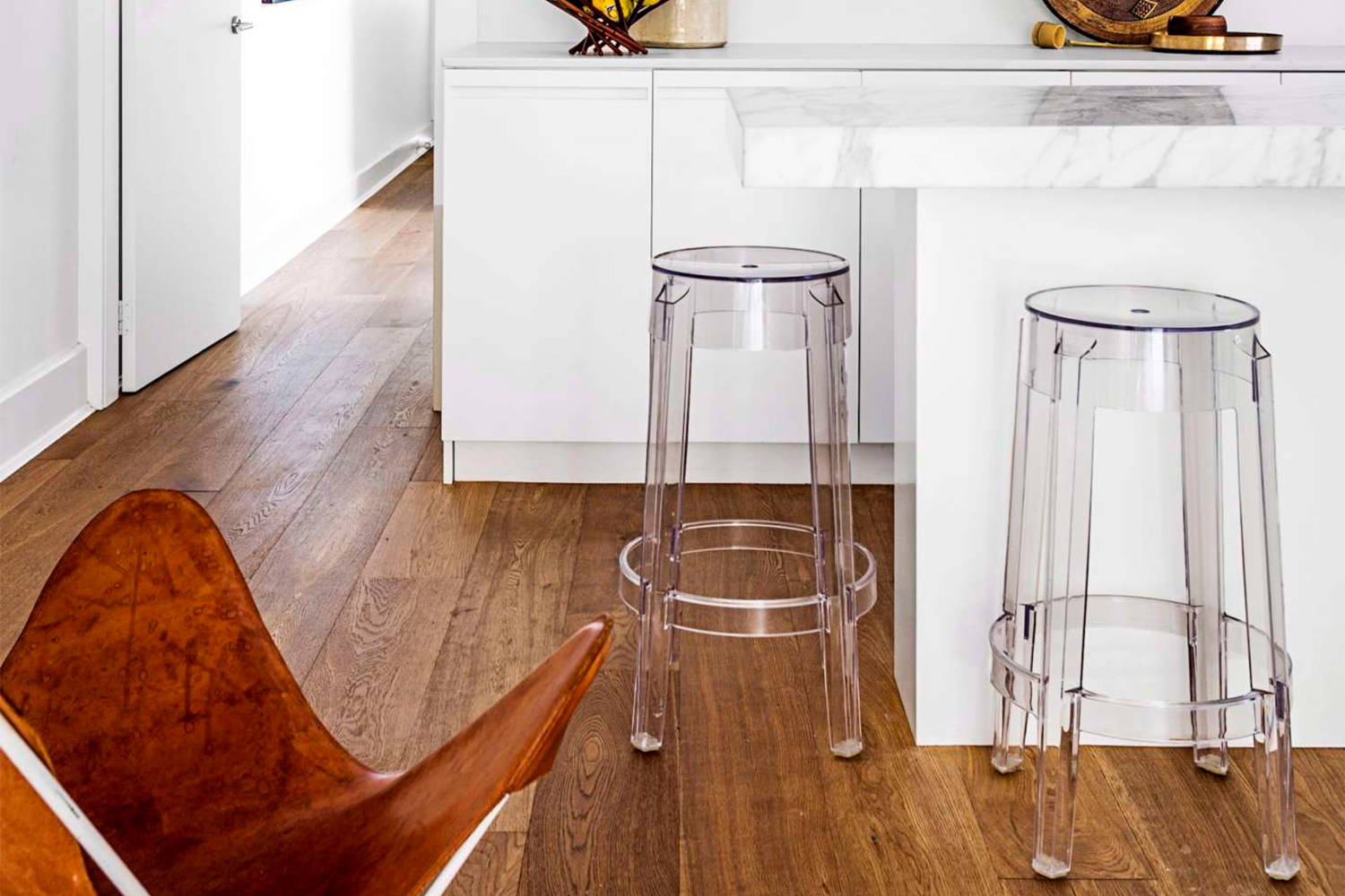 Charles Ghost Stool (Set of 2) Quickship by Kartell | room service