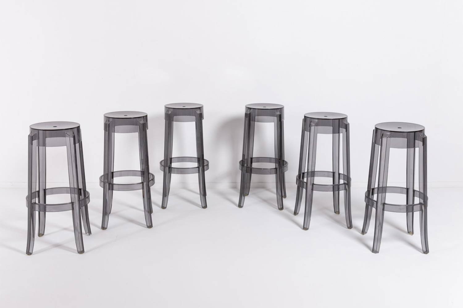 Charles Ghost Stool (Set of 2) Quickship by Kartell | room service