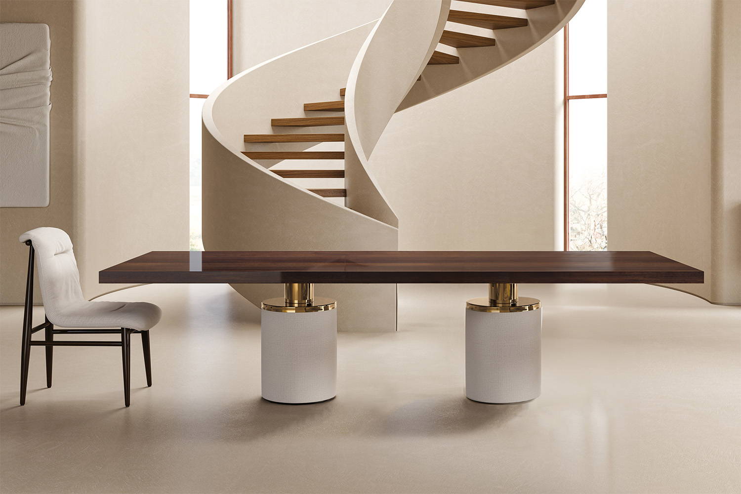 Charlie Dining Table designed by Stefano Spessotto