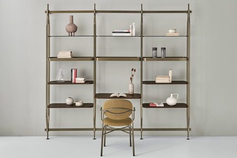 Charlotte Bookcase with Desk