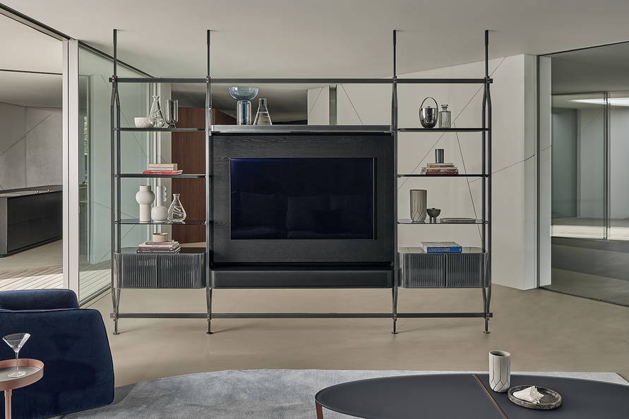 Charlotte TV Bookcase