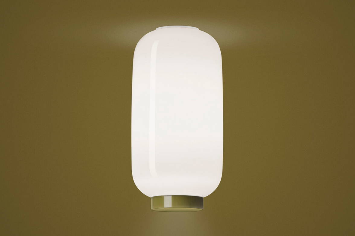 Chouchin 2 reverse flush mount light by Foscarini Chouchin 2 reverse flush mount light by Foscarini