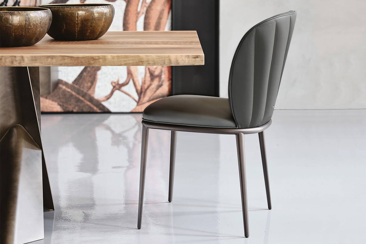 Chrishell ML dining chair by Cattelan Italia is easily customized Chrishell ML dining chair by Cattelan Italia is easily customized