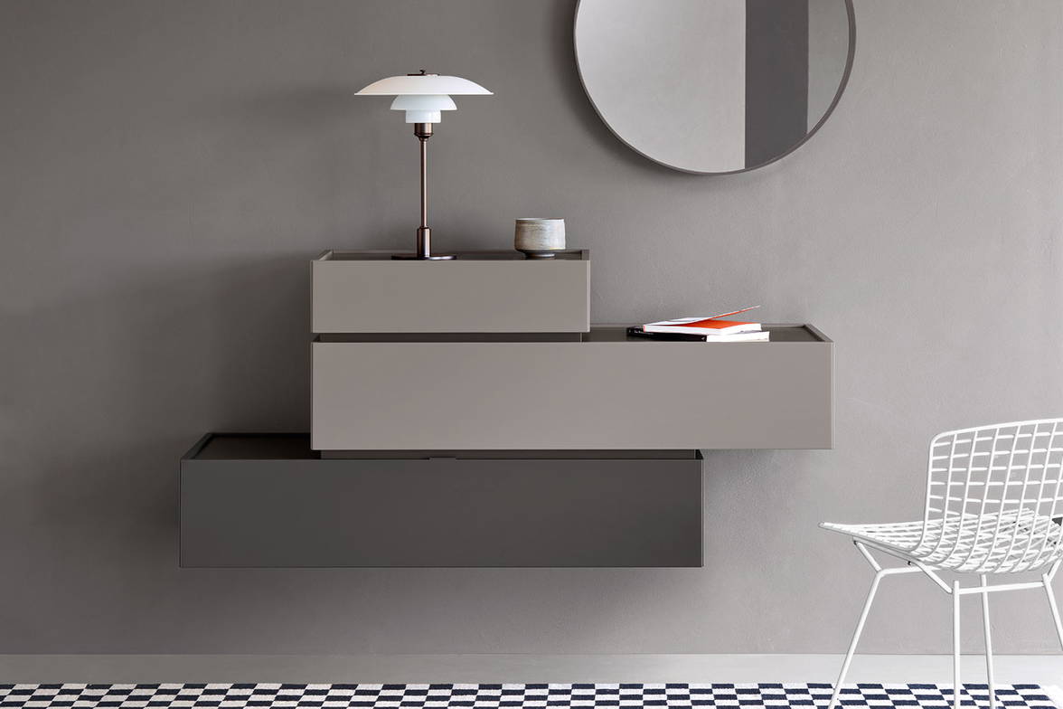 Cidori wall-mounted Dresser Comp. 39C by San Giacomo (individual cabinets available in different colors on request) Cidori wall-mounted Dresser Comp. 39C by San Giacomo (individual cabinets available in different colors on request)