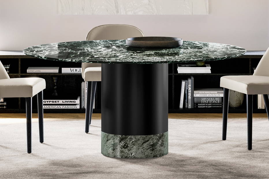Cilindro Marble Dining Table