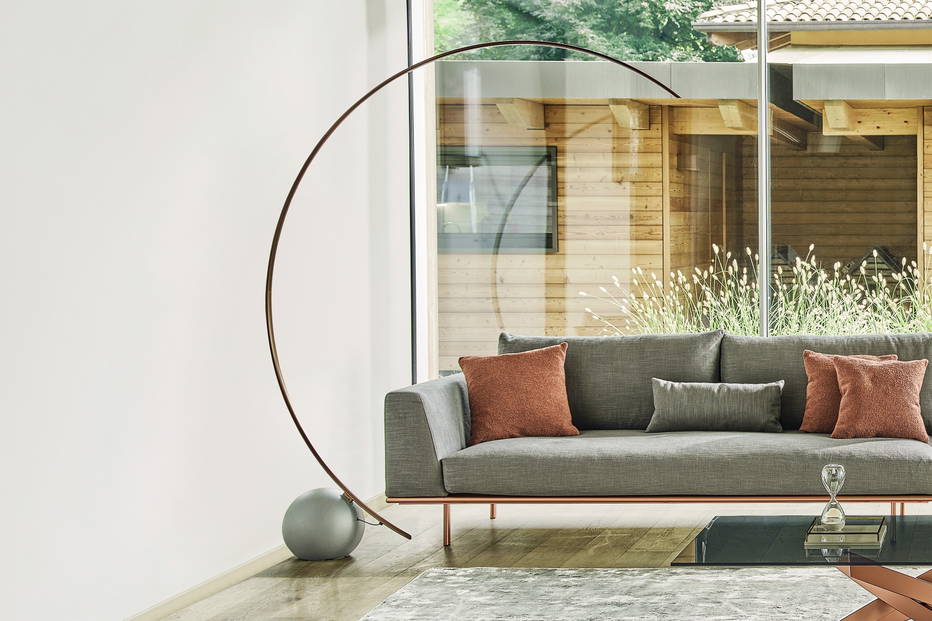 Circle Floor Lamp Quickship