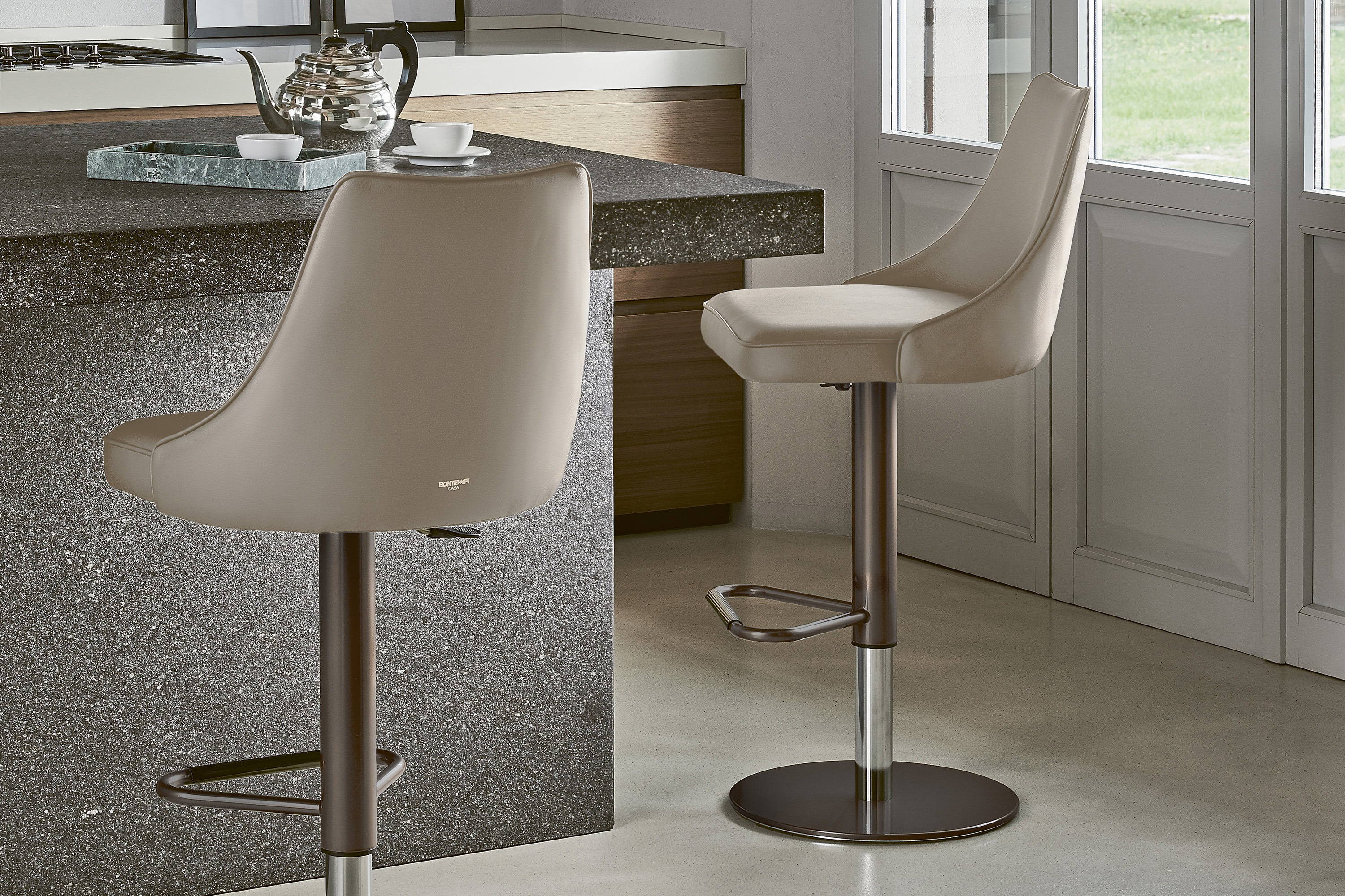 Clara Adjustable Bar Stool Quickship