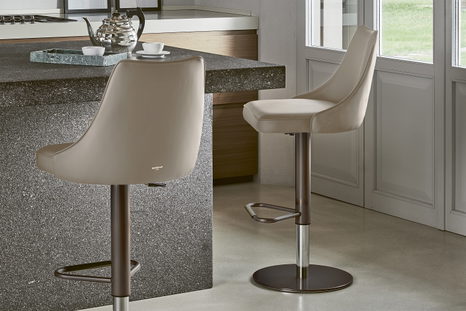 Clara Adjustable Bar Stool Quickship