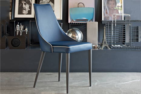 Clara metal dining chair by Bontempi Casa