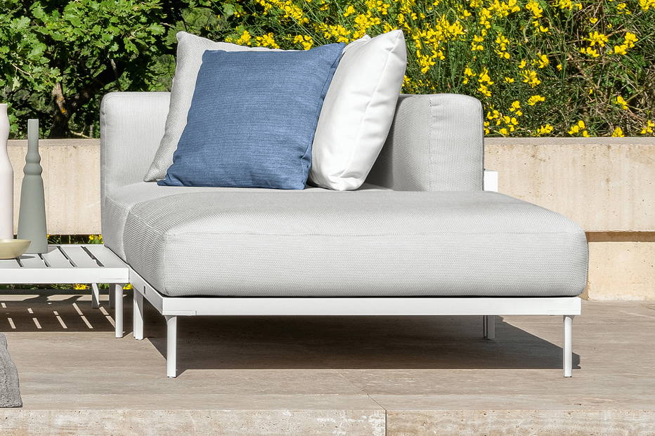 Cleo Soft Alu Pouf