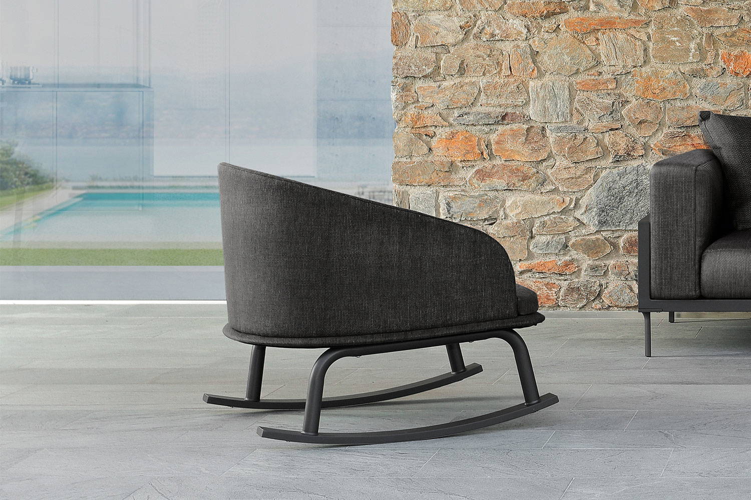 Talenti Cleo Alu Rocking Armchair - Thumbnail 2