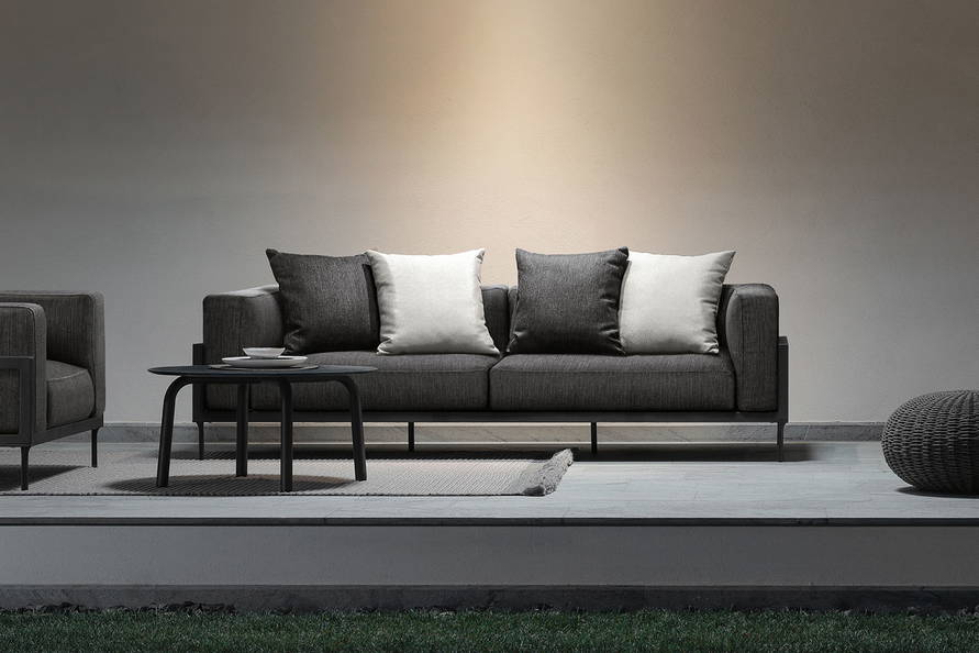 Cleo Soft Alu Sofa