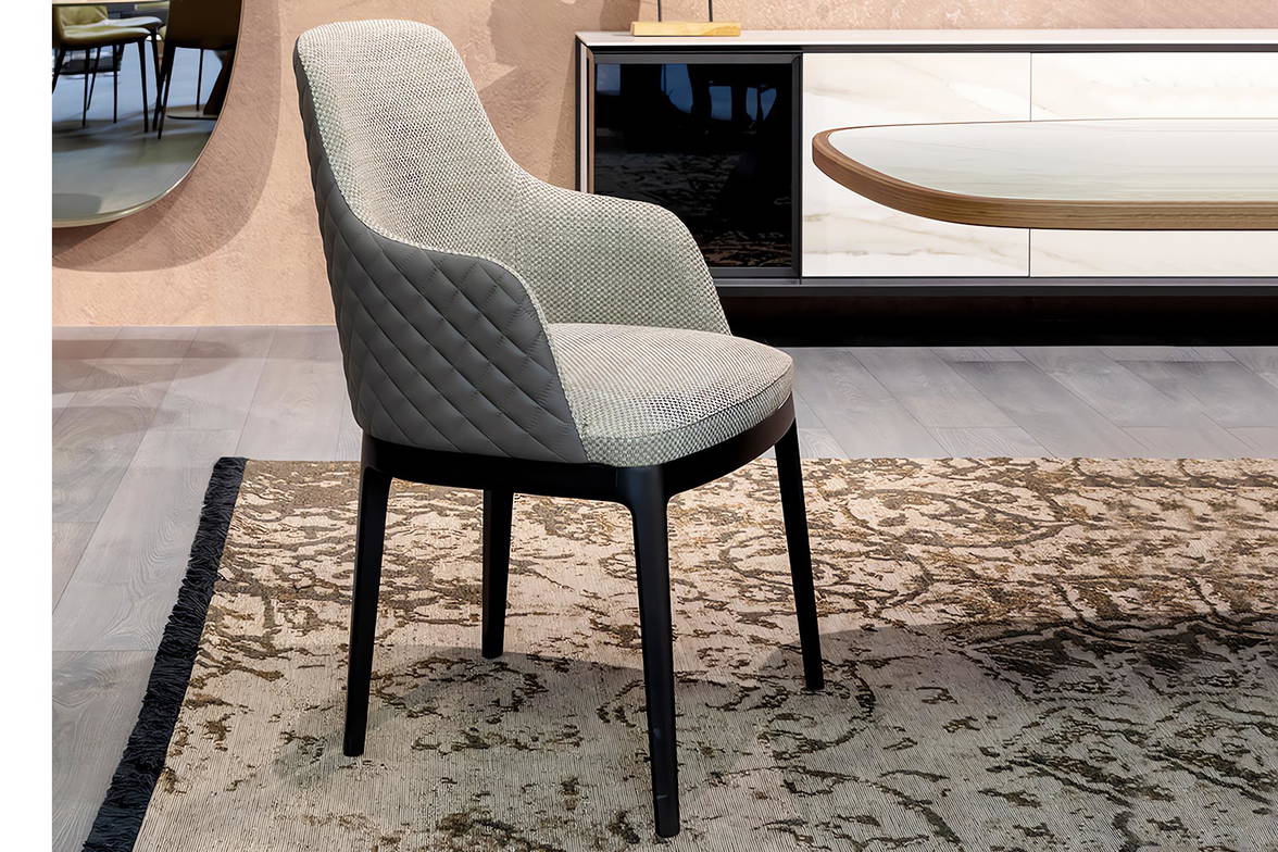 Cleo Dual-Tone Elite Dining Arm Chair by Tonin Casa Cleo Dual-Tone Elite Dining Arm Chair by Tonin Casa