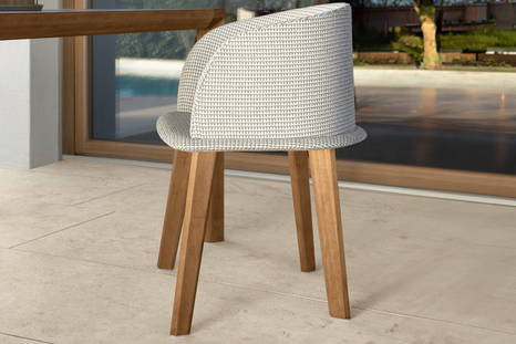 Cleo wood dining armchair by Talenti