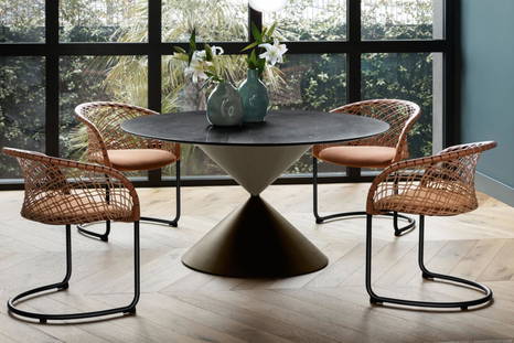 Clessidra Marble Dining Table by MIDJ