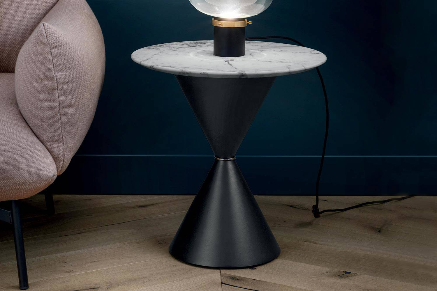 Clessidra Marble End Table