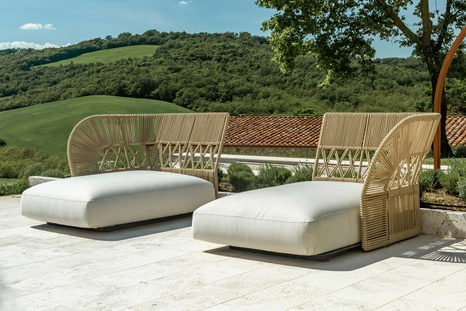 Cliff Deco Rope Chaise Lounge