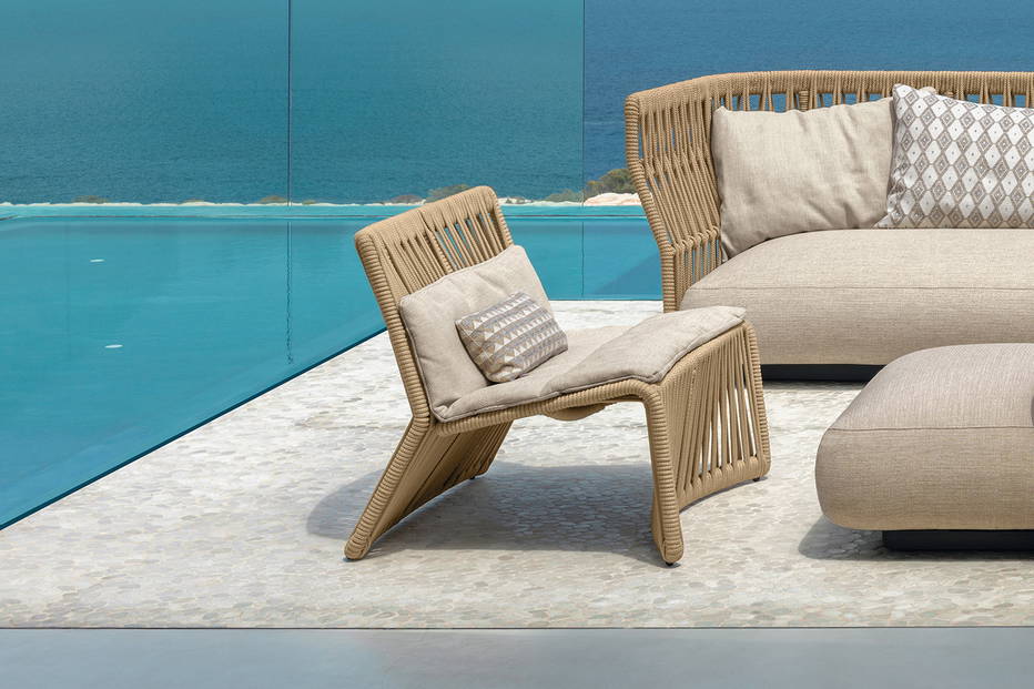 Cliff lounge chair by Talenti