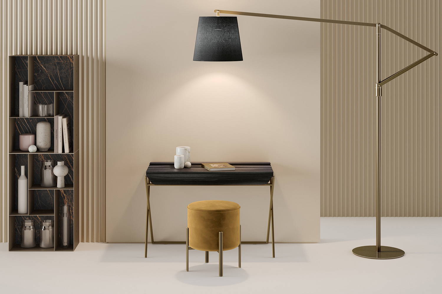 Cloe floor lamp designed by Pocci & Dondoli for Bontempi Casa