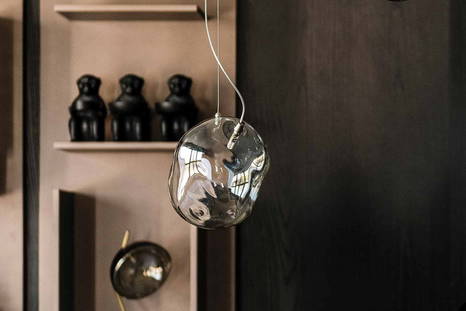 Cloudine pendant light by Cattelan Italia close-up
