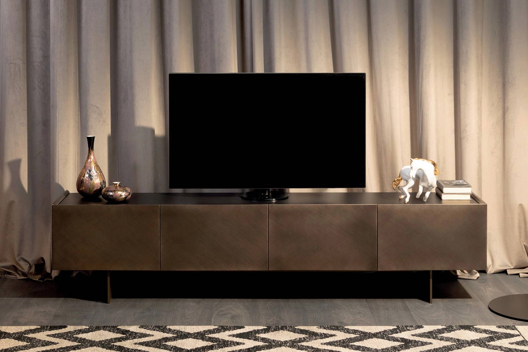 Coated TV Stand by Tonin Casa